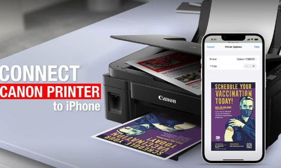 How to Connect a Canon Printer to an iPhone
